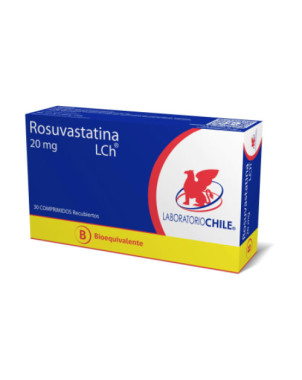 Rosuvastatina 20 mg  x 30 Comp Lab Chile