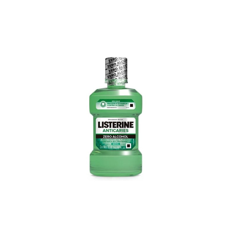 Listerine Enjuague Bucal Anticaries Zero Alcohol 180 Ml