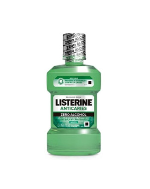 Listerine Enjuague Bucal Anticaries Zero Alcohol 180 Ml
