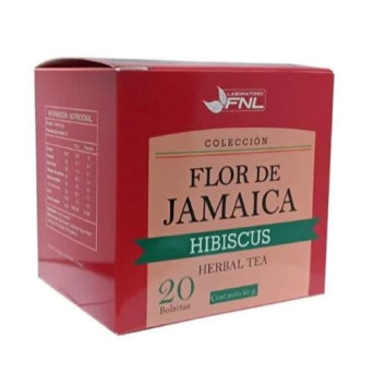 Herbal Tea Flor De Jamaica 20 Bolsitas Hibisco