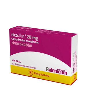 Rixovitae 20 mg 28 comprimidos recubiertos