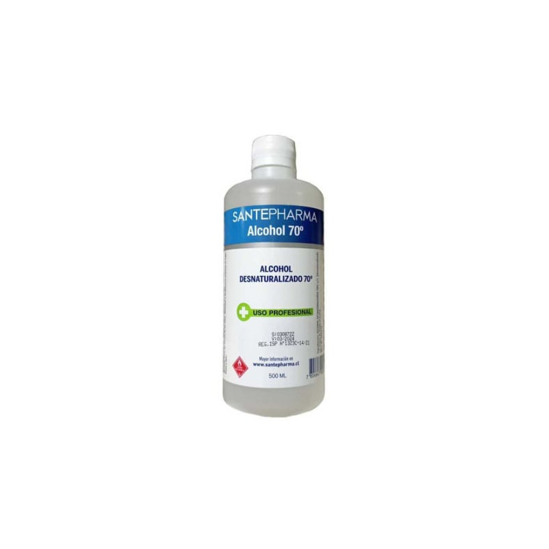 Alcohol 70° Desnaturalizado 500 Ml Santepharma