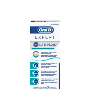 Oral B Superfloss Expert Hilo Dental 50 Unidades