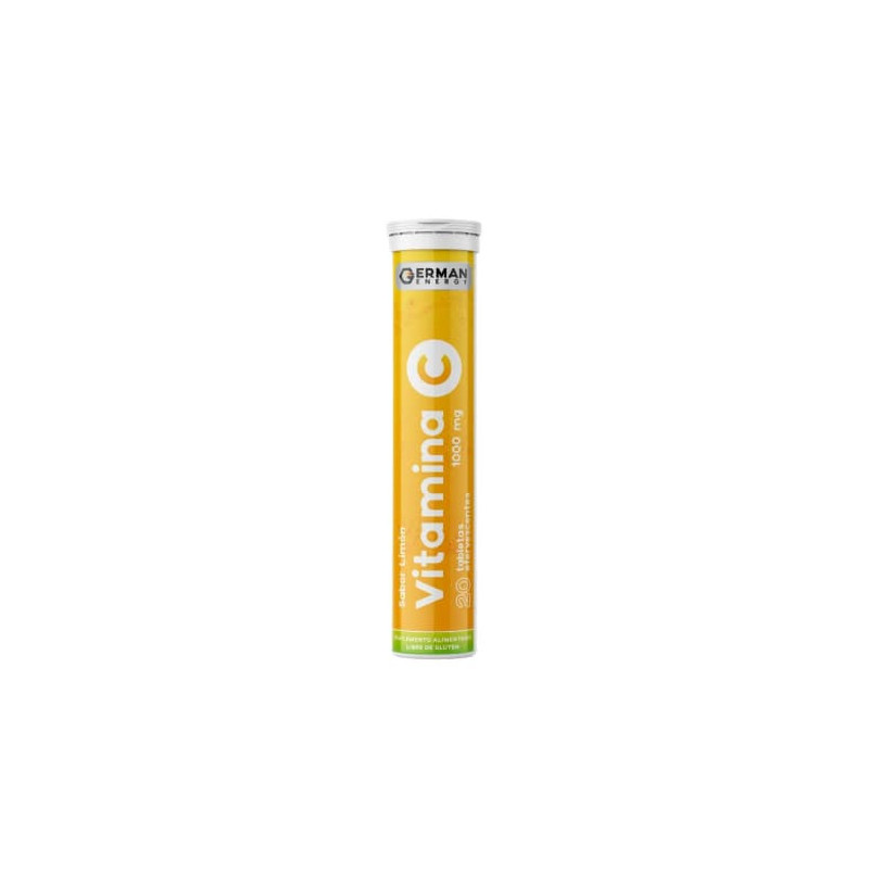 Vitamina C 1000 Mg 20 Tabletas Efervescentes Sabor Limon German Energy