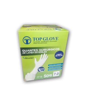 Guante Esteril Top Glove Talla 8.0 1 Par