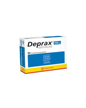Deprax 100 mg 30 comprimidos Vence 31-05-25 (stock 1)