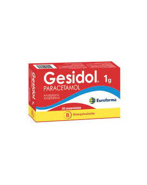 Gesidol 1 g x 20 comprimidos