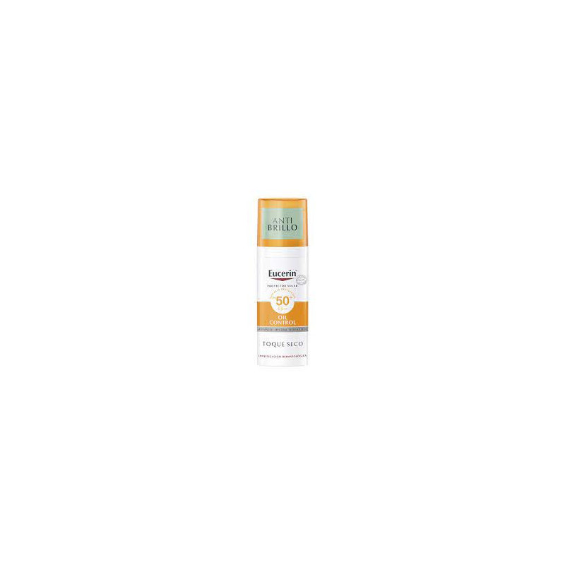 Eucerin Oil Control Sun Gel Cream Anti Brillo Facial Toque Seco Piel Mixta a Grasa 50 ML