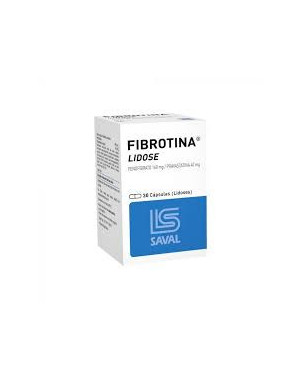 Fibrotina Lidose 160/40 mg 30 capsulas