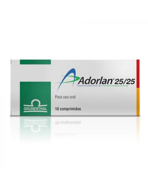Adorlan  25/25 10 Comprimidos