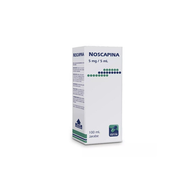 Noscapina 5mg/5mL jarabe 100 mL