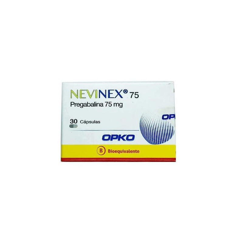 Nevinex 75 Mg 30 Capsulas