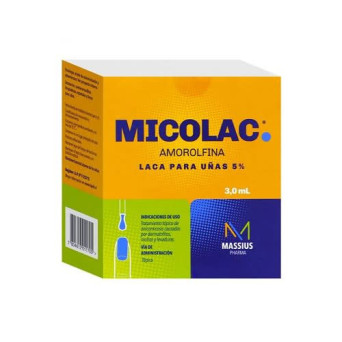Micolac 5% 3 mL Amorolfina Laca para Uñas