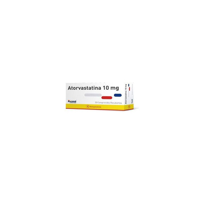 Atorvastatina 10 mg 30 Comp Lab Ascend