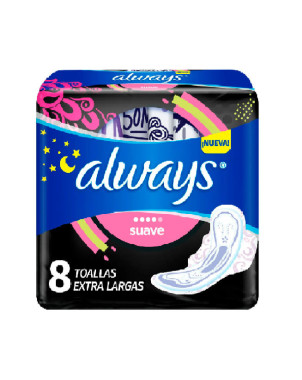 Always Toalla Higienica Nocturna 8 Unid