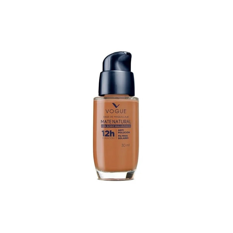 Vogue Base De Maquillaje Mate Natural Canela 30 mL