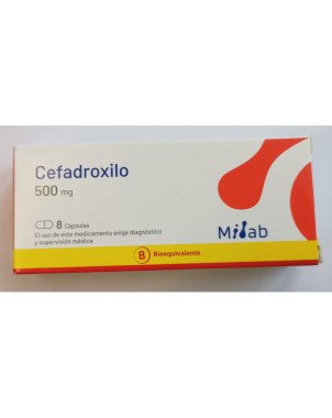 Cefadroxilo 500 Mg 8 Caps