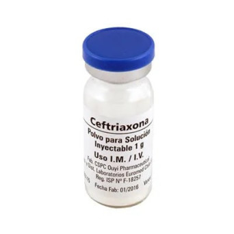 Ceftriaxona 1 Gr 1 Ampolla