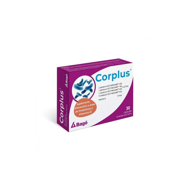 Corplus 30 capsulas Probióticos con Vitamina D
