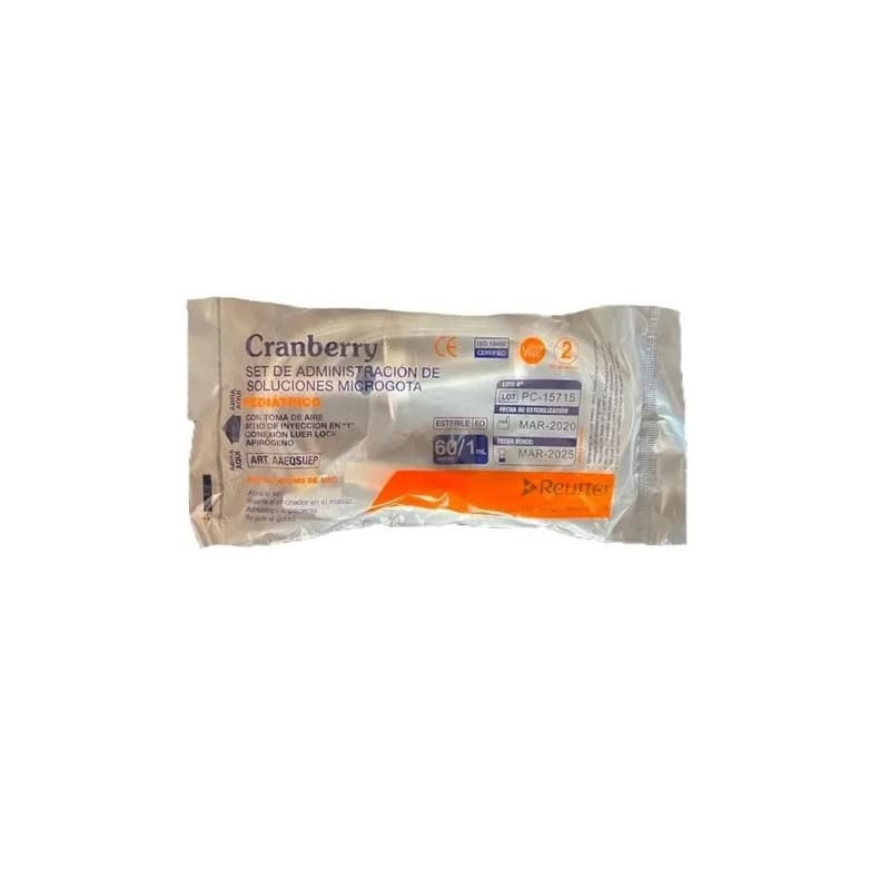 Bajada de Suero Microgoteo Pediatrico