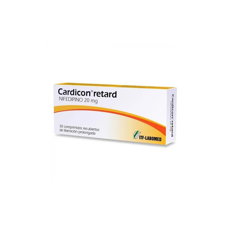 Cardicon Retard 20 mg 30 comprimidos de liberacion prolongada