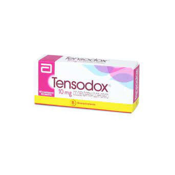 Tensodox 10 Mg 10 Comp Recubiertos Ciclobenzaprina Lab Abbott