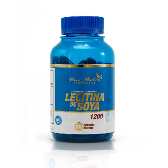 Lecitina de Soya 1200 mg. 100 cáps. bl. Green Medical