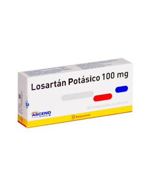 Losartan 100 mg. 30 comp. Lab Ascend