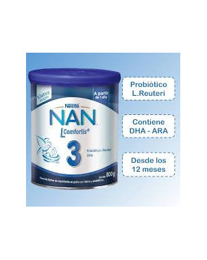 Nan 3 L Comfortis 800 Gr Nestle