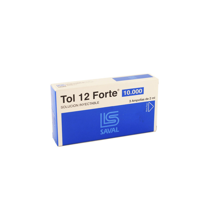 Tol 12 Forte 10.000 Sol. Inyectable 3 Ampollas