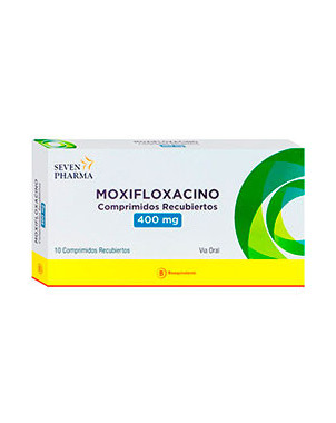 Moxifloxacino 400 mg 10 comprimidos recubiertos