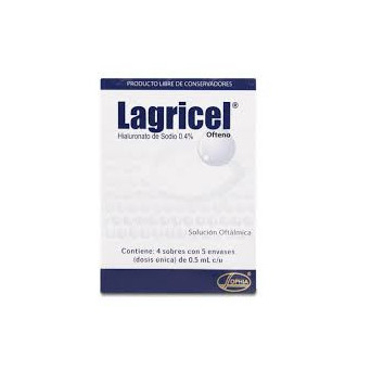Lagricel Ofteno 0.4% Dosis Única