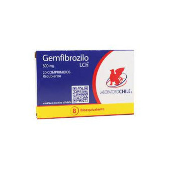 Gemfibrozilo 600 mg 20 comp Lab Chile
