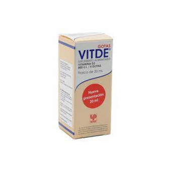 Vitde gotas 800UI/4gotas 20 ml