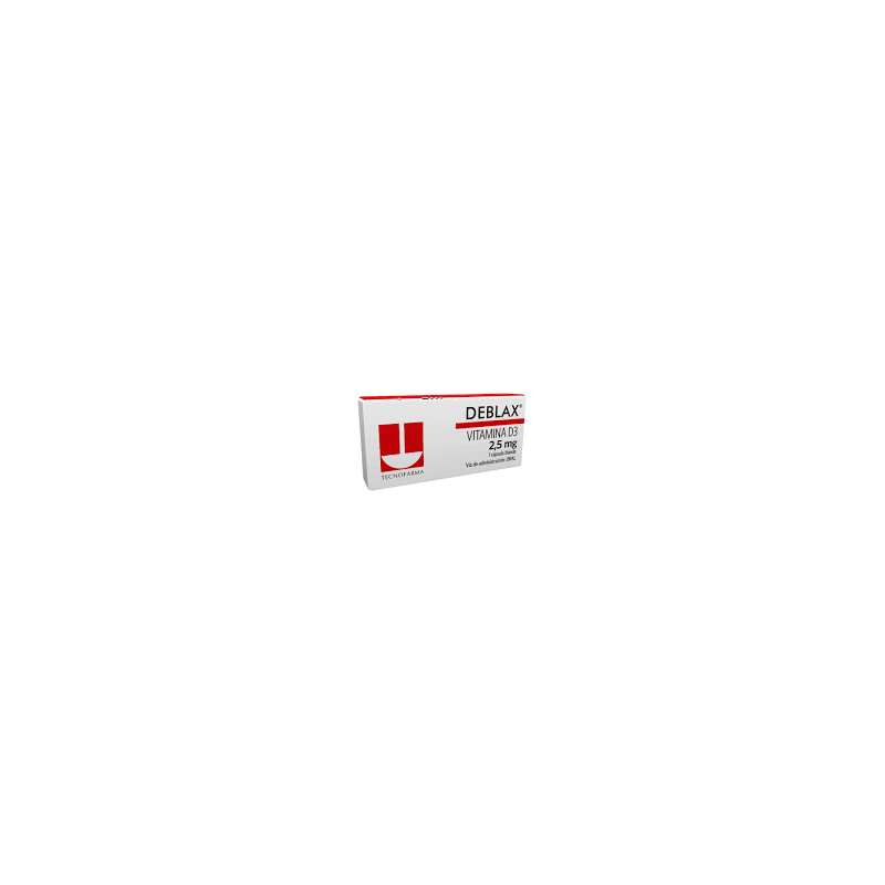 Deblax 2.5 Mg 1 Capsula Blanda Vitamina D Tecnofarma