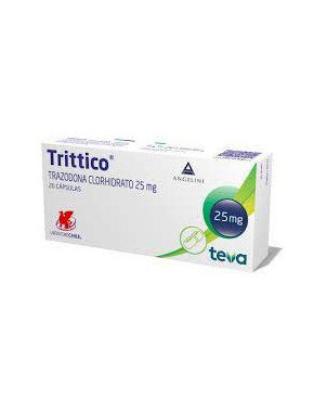 Trittico 25 mg 20 cápsulas
