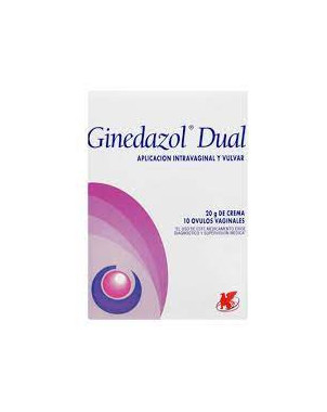 Ginedazol Dual 20 G de crema / 10 Ovulos