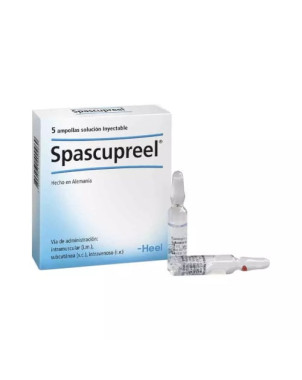 Spascupreel sol inyectable 5 ampollas