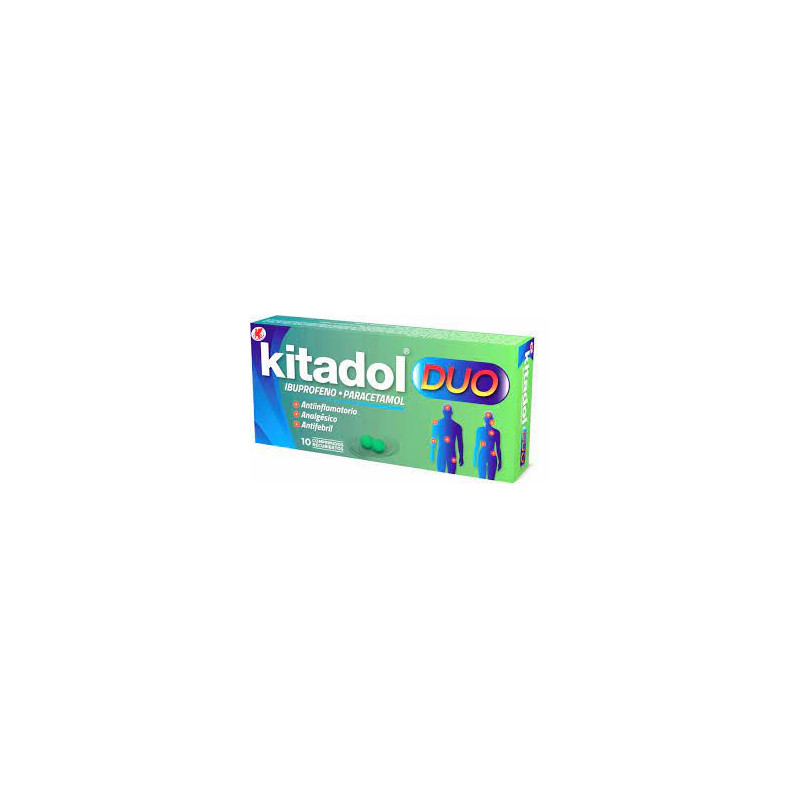 Kitadol Duo 10 Comp. Recubiertos
