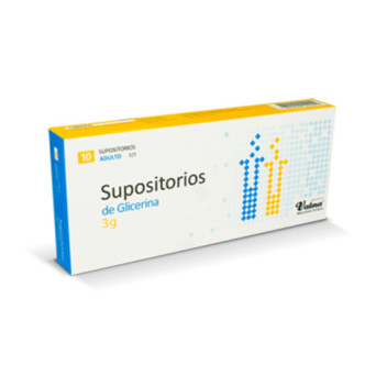 Supositorios Adulto de Glicerina 3 grs.