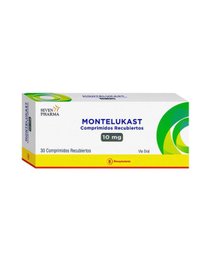 Montelukast 10 Mg 30 Comp Rec Seven Pharma