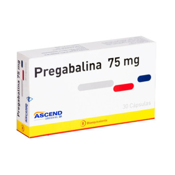 Pregabalina 75 mg x 30 cápsulas Ascend