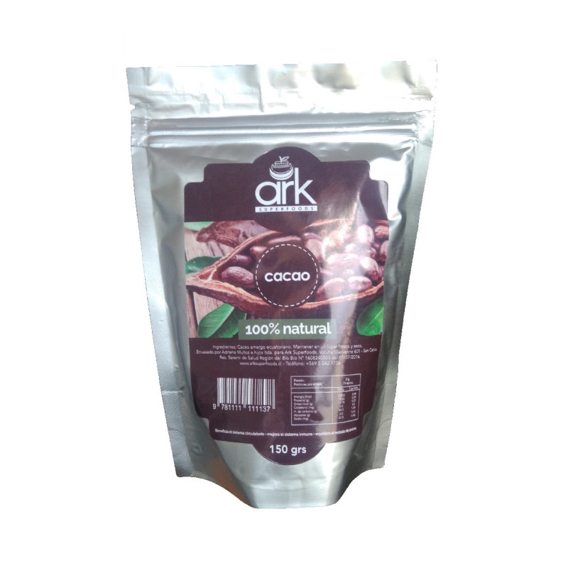 Cacao 100% Natural x 150 gr Ark   VENCE 16/08/2026