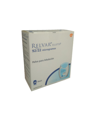 Relvar Ellipta 92/22 mcg x 30 dosis