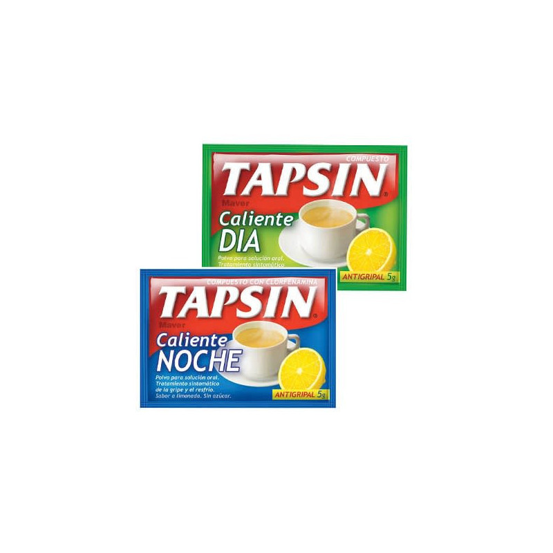 Tapsin Limonada Caliente Día y Noche 2 sobres