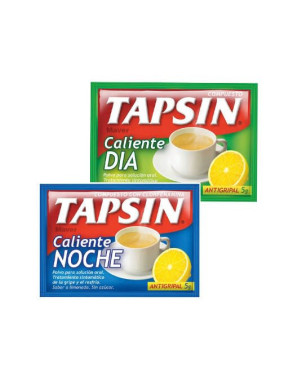 Tapsin Limonada Caliente Día y Noche 2 sobres
