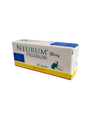Neurum 50 Mg 30 Capsulas Saval