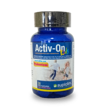 Activ On Kids multivitamínico con Probióticos x 30 comp masticables