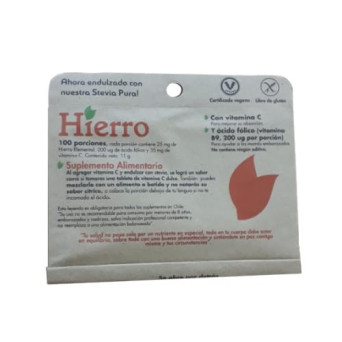 Hierro 25 mg  100 porciones Dulzura Natural
