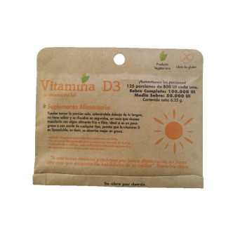 Vitamina D3 800 UI 125 Porciones Dulzura Natural